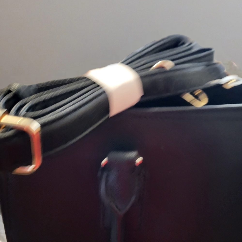 Kate Spade Black Leather Tote Bag - Picture 3 of 6